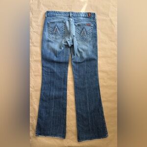 7 For All Mankind A pocket bootcut Jeans womens size 30 Y2K style EUC